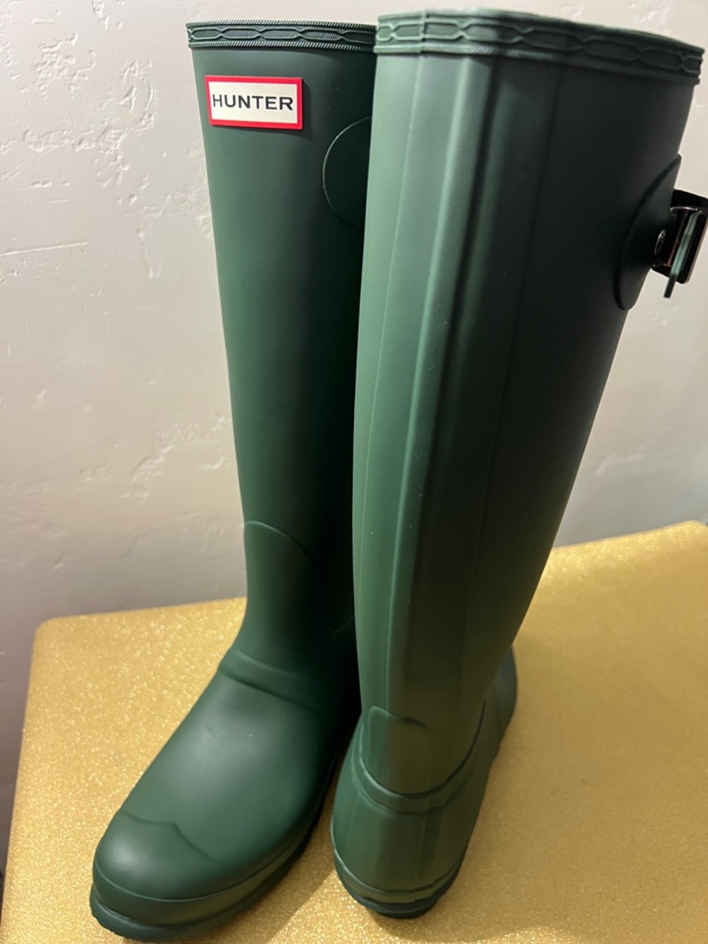 BNIB Hunter Womens Original Tall Boots — Hunter Green - Picture 3 of 17